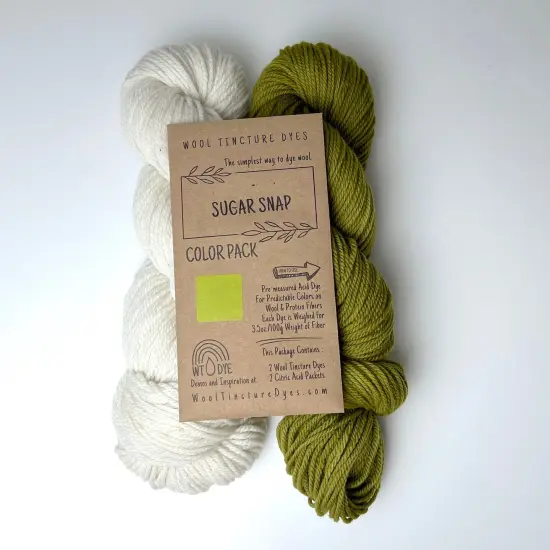 Wool Tincture Dye Color Packs Sugar snap {1}