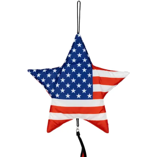Northlight 51" Americana Stars and Stripes Outdoor Wind Spinner Blue {5}