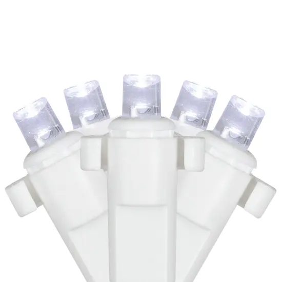 Northlight LED Wide Angle Net Style Christmas Lights - 4' x 6' - Pure White - White Wire {5}