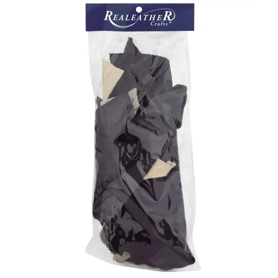Realeather(R) Crafts Premium Leather Scrap Bag 8oz-Assorted {1}