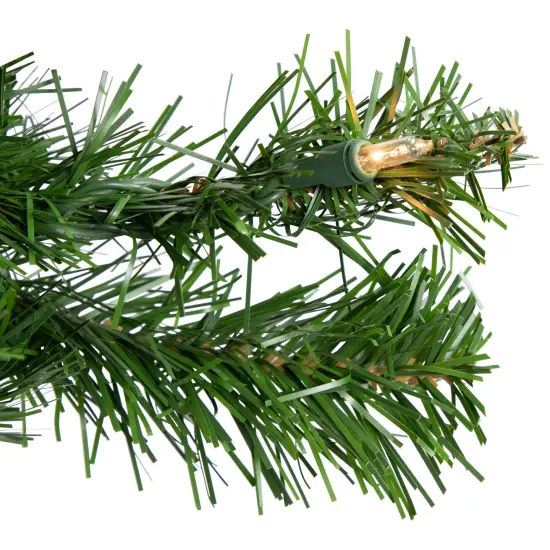 Northlight Pre-Lit Medium Blackwater Fir Artificial Christmas Tree - 18" - Clear Lights Green {6}