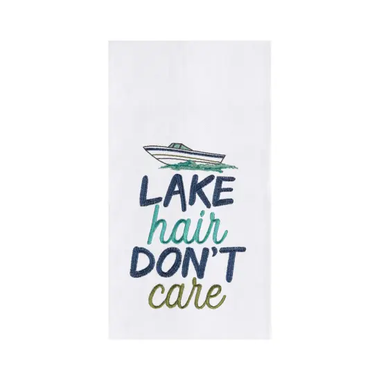 Lake Hair Don't Care Kitchen Towel {1}