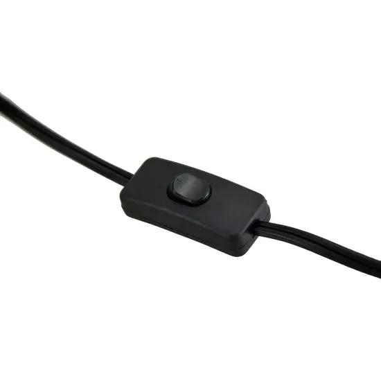 Set of 2 Cattle Ranch Bovine Cow Skull Decorative Table Lamps with Fabric Shades {5}