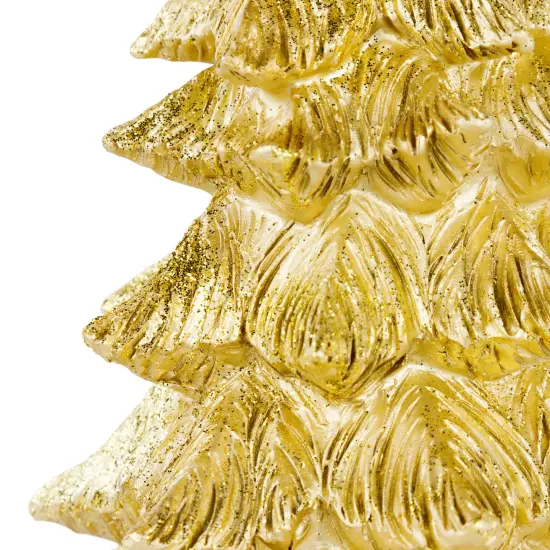 Northlight Metallic Woodland Layered Christmas Tree Decoration - 9.5" - Gold Finish {6}