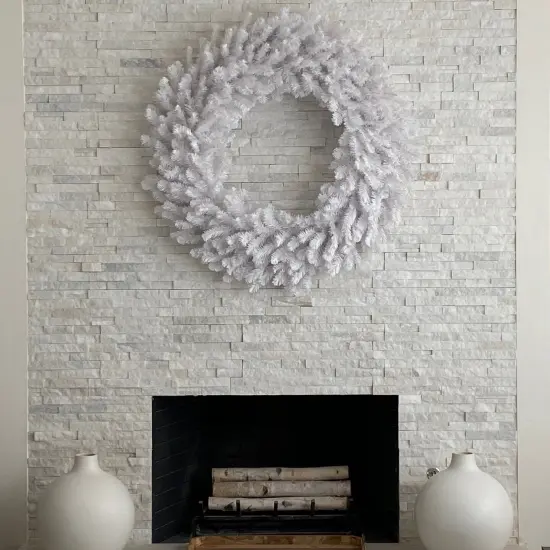 Northlight Snow White Pine Artificial Christmas Wreath - 48" - Unlit {5}