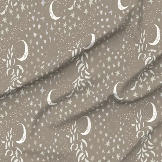 Various Fabrics by the Yard or Fat Quarter Nature Neutral Constellations Earth Tones Moon Celestial Sleep Custom Printed Fabric by Spoonflower {6}