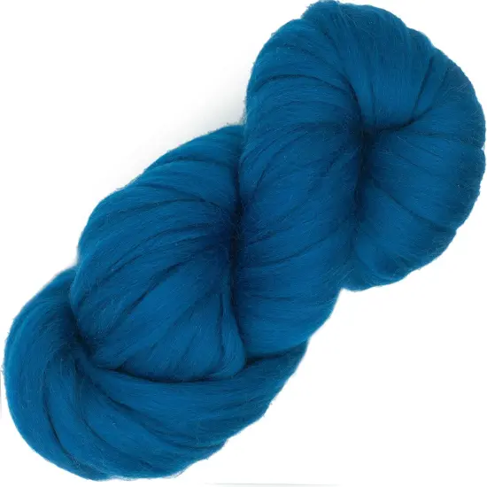 LEARN TO SPIN YARN - Beginner's Spinning Kit with Drop Spindle and Merino Pencil Roving. Choose your color. Petrol {2}
