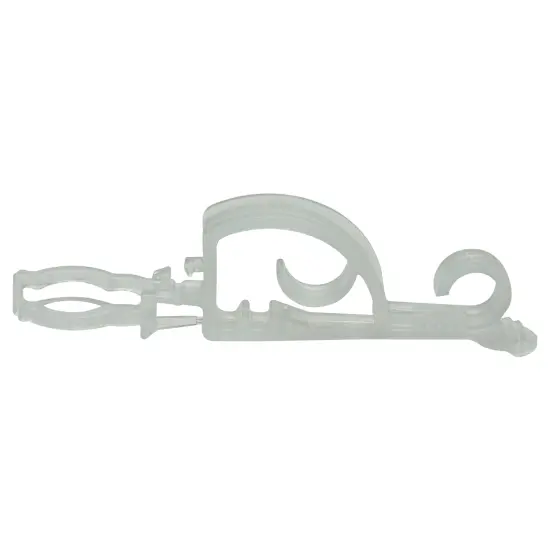 Simple Living Set of 100 Clear Max Pro Anywhere Christmas Light Clips {1}