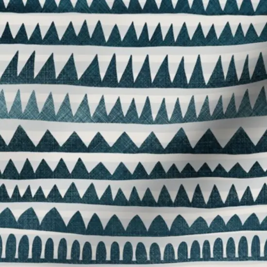 Various Fabrics by the Yard or Fat Quarter Abstract Shapes Monochromatic Blue Geometric Armadillo Stripes Custom Printed Fabric by Spoonflower {7}