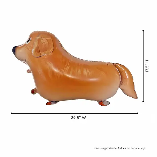 Wrapables Walking Animal Pet Balloon (Set of 3) Golden Retriever {2}