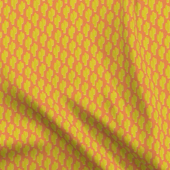 Various Fabrics by the Yard or Fat Quarter Pink Summer Small Scale Marigold Western Daisy Cactus Desert Southwest Boho Lemon Lime Retro Whimsical Succulent Custom Printed Fabric by Spoonflower {5}