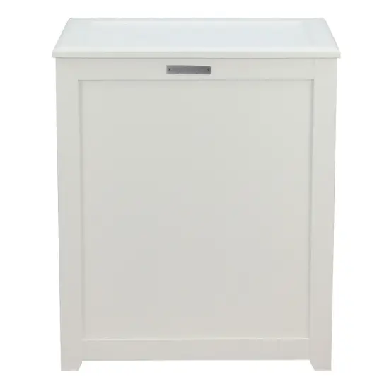 Oceanstar Storage Laundry Hamper, White {4}