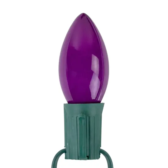 Northlight Opaque C7 Christmas String Lights - Fuchsia Pink - 24' Green Wire - 25ct {5}