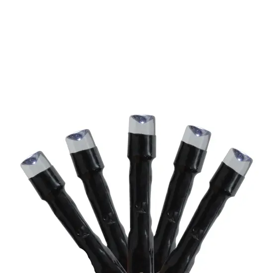 Kaemingk LED 8-Function Christmas Lights - Cool White - 117 ft Black Wire - 480ct {1}
