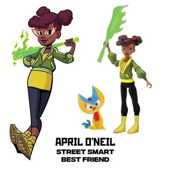 Rise of the Teenage Mutant Ninja Turtles April O'Neil Action Figure {6}