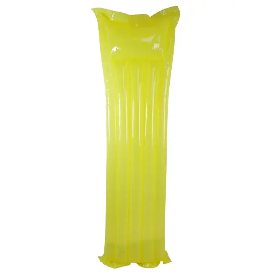 Swim Central Inflatable Water Sports Swimming Pool Air Mattress - 72" - Yellow {1}