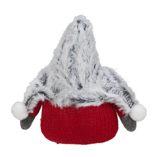 Northlight 6" Plush Red and Gray Stuffed Christmas Gnome {5}