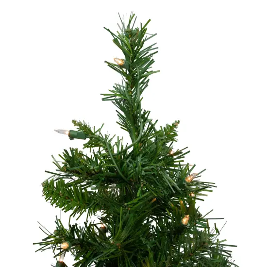 Northlight Pre-Lit Medium Royal Pine Artificial Christmas Tree - 2' - Clear Lights Green {5}