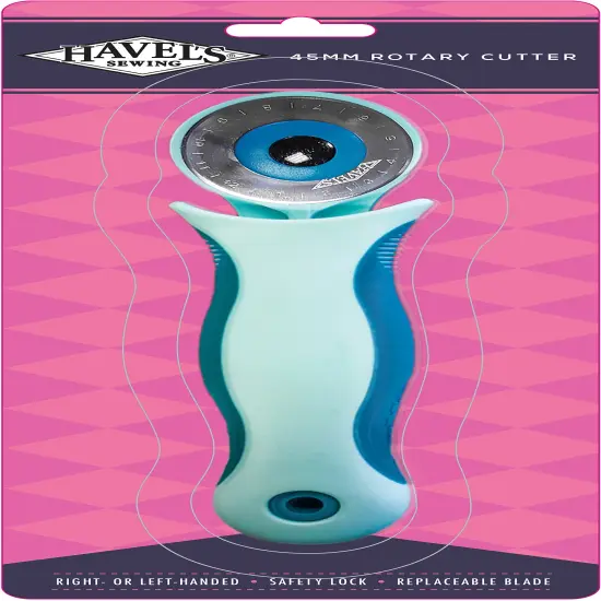 Havel's Rotary Cutter 45mm-Teal {1}