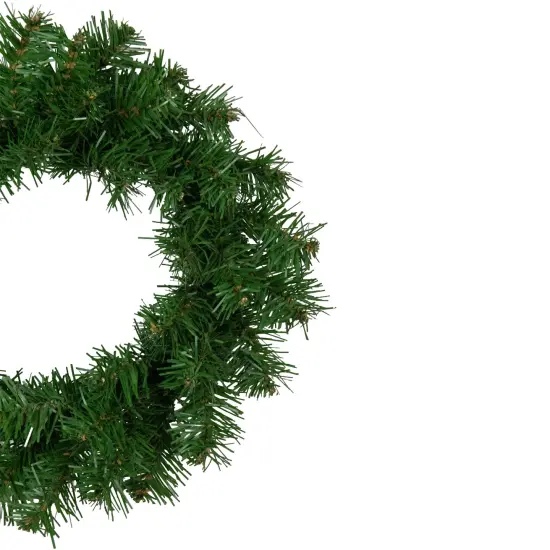 Northlight Deluxe Dorchester Pine Artificial Christmas Wreath - 10" - Unlit Green {3}