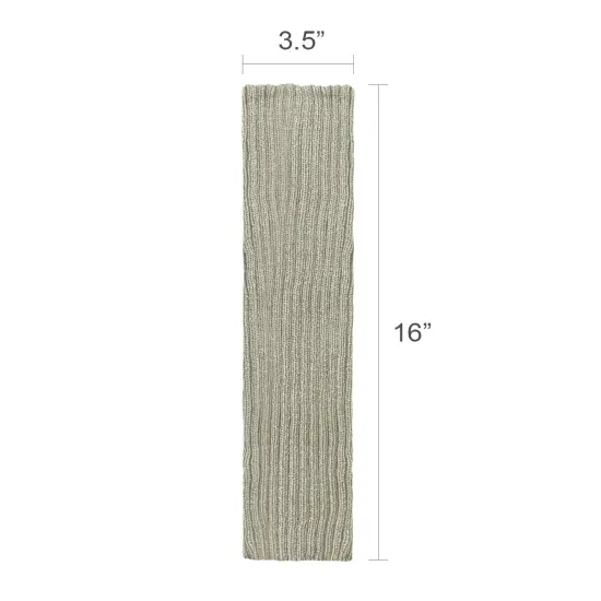 Wrapables 80's Style Neon Fluorescent Ribbed Leg Warmers Light Gray {5}