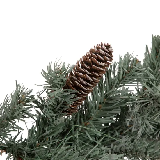 Northlight Pre-Lit LED Mixed Pine and Berries B/O Christmas Garland - 6' x 12" - Warm White Lights Green {4}