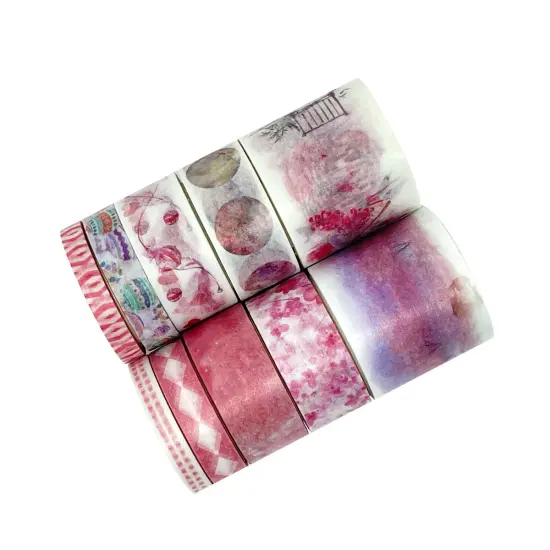 Wrapables Decorative Washi Tape Box Set (10 Rolls) Pink Dream {5}