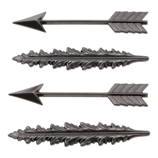 Idea-Ology Metal Adornments 4/Pkg-Quill & Arrow {2}