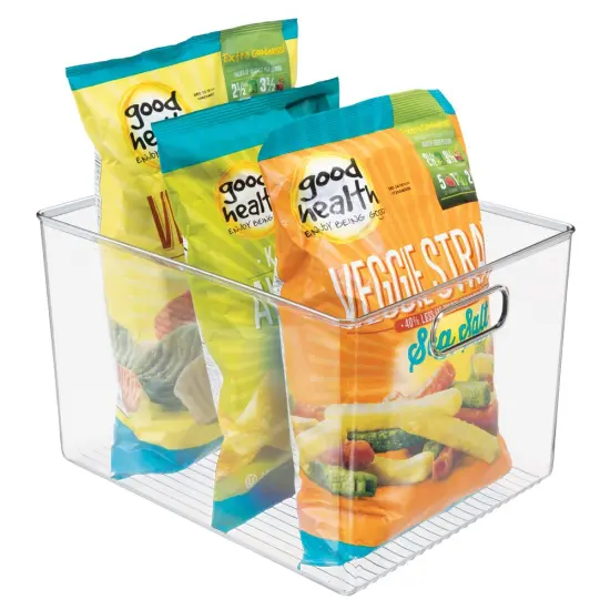 mDesign Plastic Kitchen Food Storage Organizer Bin - Clear {1}