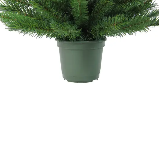 Northlight 3' Potted Norway Spruce Medium Artificial Christmas Tree - Unlit Green {5}