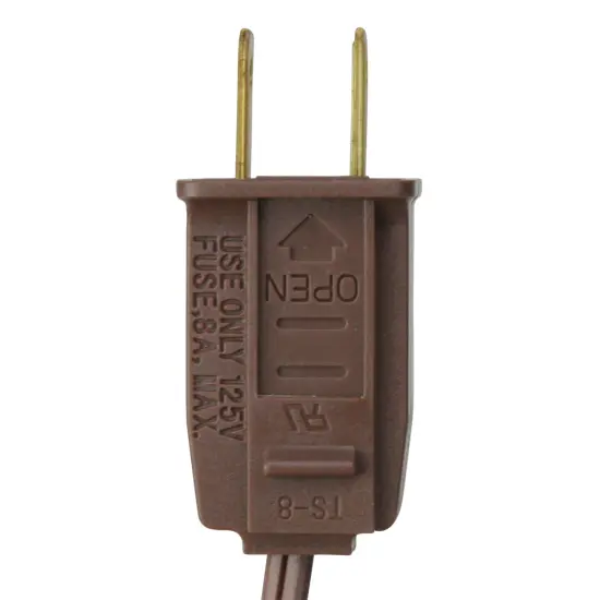 Northlight Commercial Grade C9 Christmas Light Socket Set - 25' Brown Wire - 18 Gauge {4}