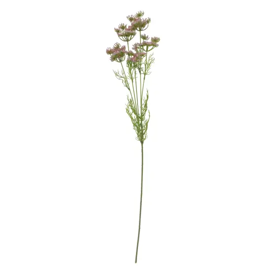 Select Artificials 33" Pink and White Artificial Wild Queen Lace Floral Spray {1}