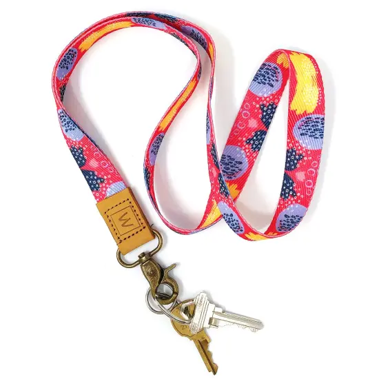 Wrapables Lanyard Keychain and ID Badge Holder Abstract 2 {4}