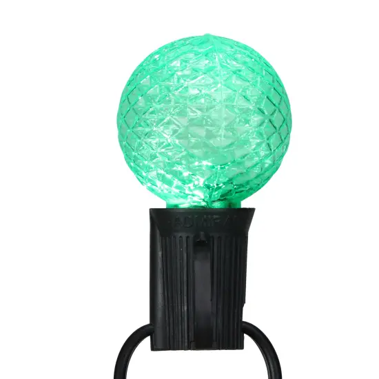 Northlight Faceted LED G40 Globe Christmas Replacement Bulbs - Multicolor- Pack of 25 {4}