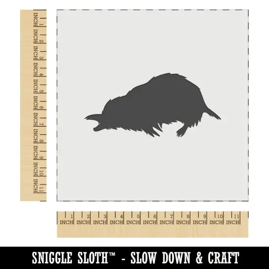 Mole Solid Wall Cookie DIY Craft Reusable Stencil {1}