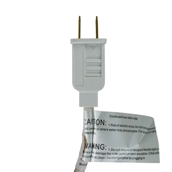 Hofert Commercial Length LED Flexible Christmas Rope Lights - Multi-Color - 96' Clear {4}