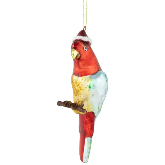 Northlight 6.5" Tropical Bird Glass Christmas Ornament Multi {5}