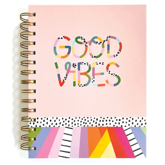 Paper House Spiral Notebook Journal-Good Vibes {1}