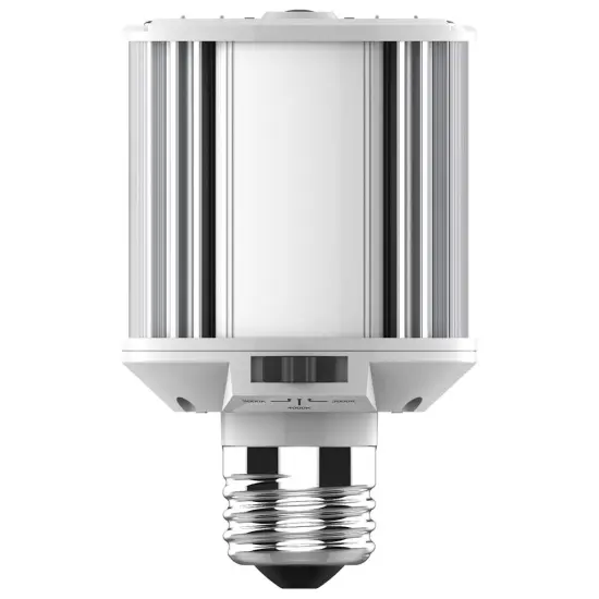 Satco LED Hi-Pro Wall Pack 5/10/20w CCT Selectable Medium Base 100-277V Warm to Cool White {2}
