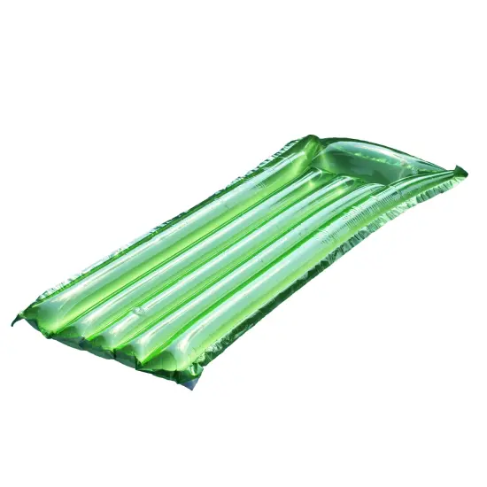 Swim Central Inflatable Reflective Sun Tanner Pool Float - 72" - Green {1}