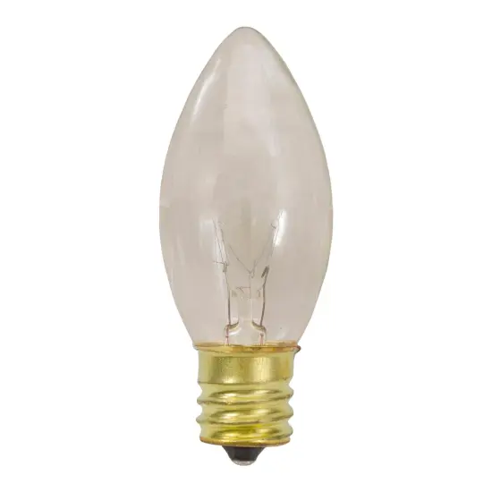 Northlight Pack of 4 Clear C9 Transparent Christmas Replacement Bulbs {3}