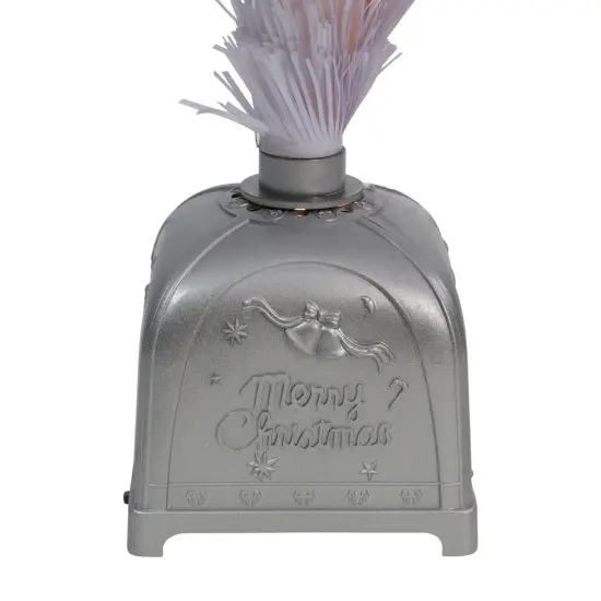 Northlight Pre-Lit Medium Color Changing Fiber Optic Artificial Christmas Tree - 3' - White {7}