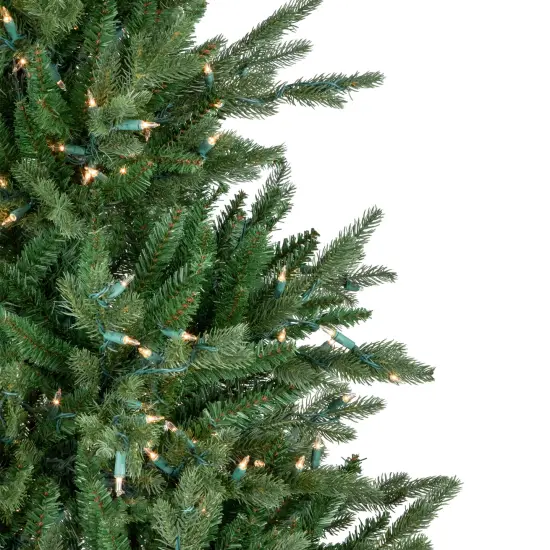 Northlight Real Touch™ Pre-Lit Medium Grande Spruce Artificial Christmas Tree - 6' - Clear Lights Green {5}