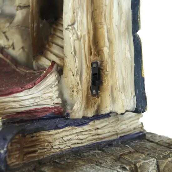 Resin Magic Book LED Sculpture Decorative Accent Light Resting Dragon Figurine {4}