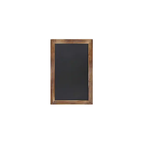 Merrick Lane Magda Set of 10 Wall Mount Magnetic Chalkboards Torched Brown {3}