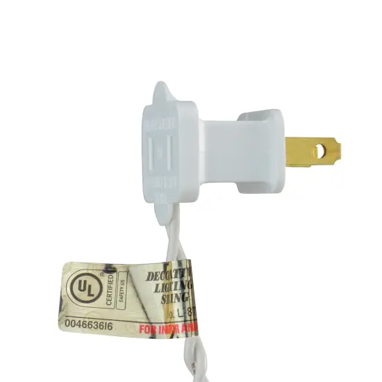 Northlight 10-Count Frosted White G40 Globe Christmas Light Set - 9ft White Wire {3}