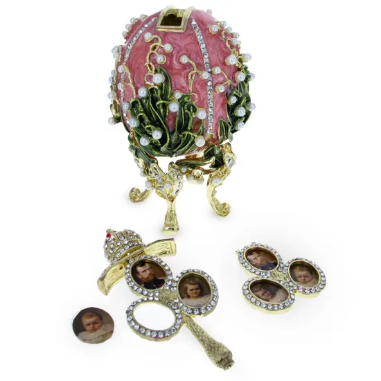 1898 Lilies of the Valley Musical Royal Imperial Easter Egg 6.3 Inches {6}