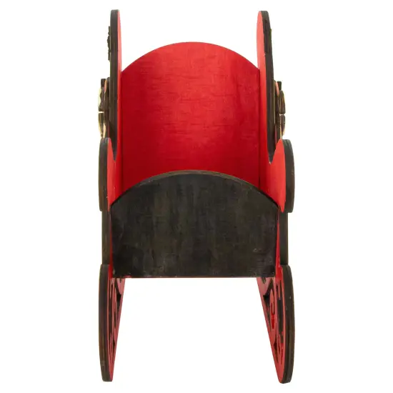 Northlight Santa Claus "Merry Christmas" Sleigh Decoration - 11.5" Red {5}