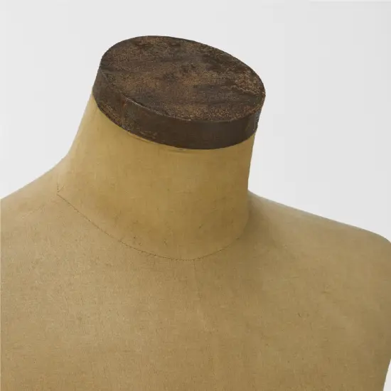 Tripar International 72" Beige and Brown Modern Male Body Form with Cast Iron Pedestal Base {6}