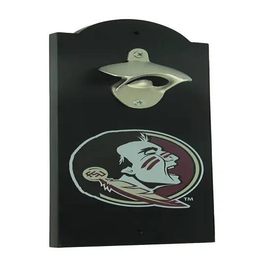 Licensed Florida State University Seminoles Wall Mounted Bottle Opener {1}